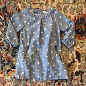 Gap Denim Star Dress- 3T